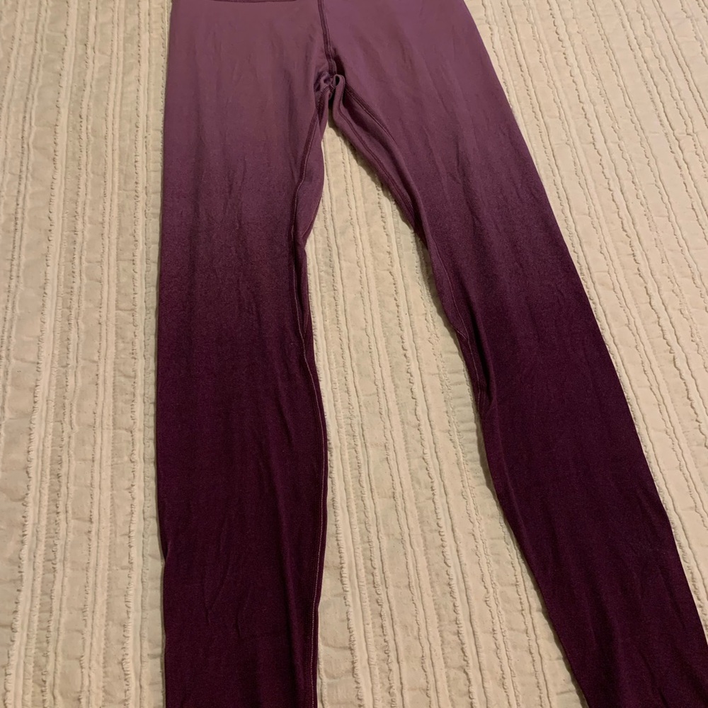 lululemon athletica Purple Ombre Leggings